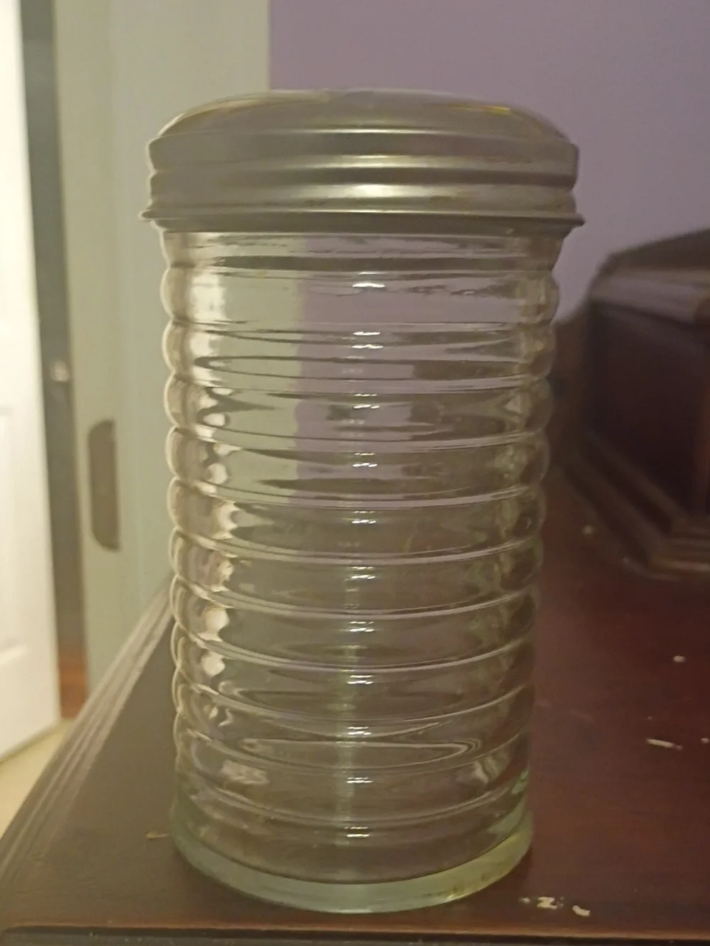 Vintage Beehive Sugar Shaker Clear